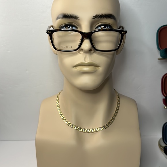 Auth- New - Gucci Men's Eyeglasses GG0191OA GG/0191/OA Full Rim Optical Frame - Picture 4 of 12